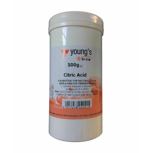 Young's Citric Acid 500grm