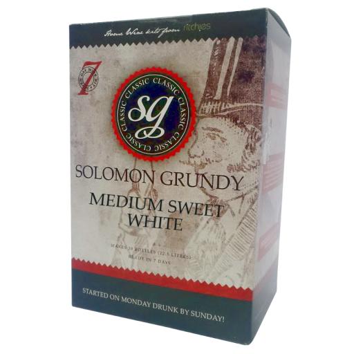 Solomon Grundy Classic Medium Sweet White 30 Bottle