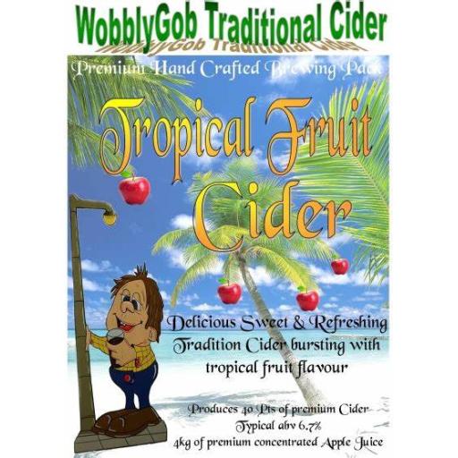 WobblyGob Tropical Fruit Cider