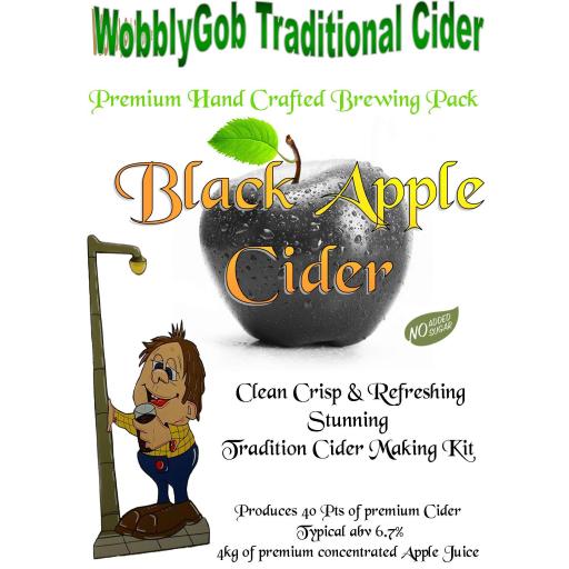 WobblyGob Black Apple Cider