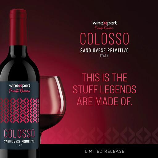 WINEXPERT PRIVATE RESERVE COLOSSO with grape skins